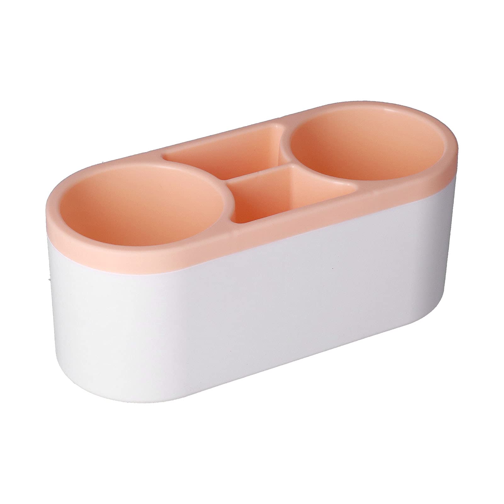 Qinlorgo Rust-Proof Wall Mounted Hair Tool Organizer - Hair Dryer Holder for Bathroom, Hotel & Home (Orange) - Perfect for Small Space Organization & Clutter-Free Vanity