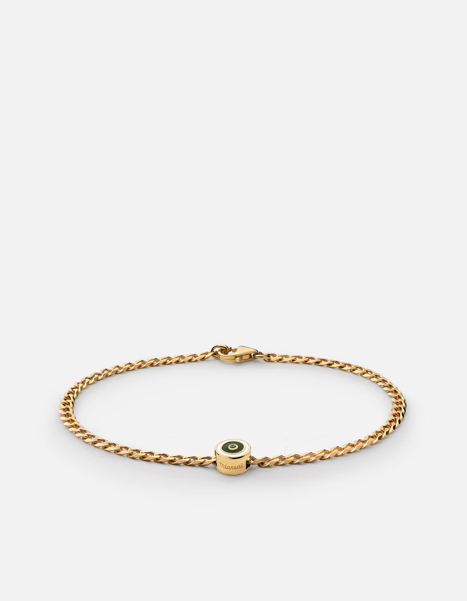 Opus Chalcedony Gold Vermeil Green Chain Bracelet for Women - Elegant Jewelry Gift for Birthday, Anniversary & Special Occasions