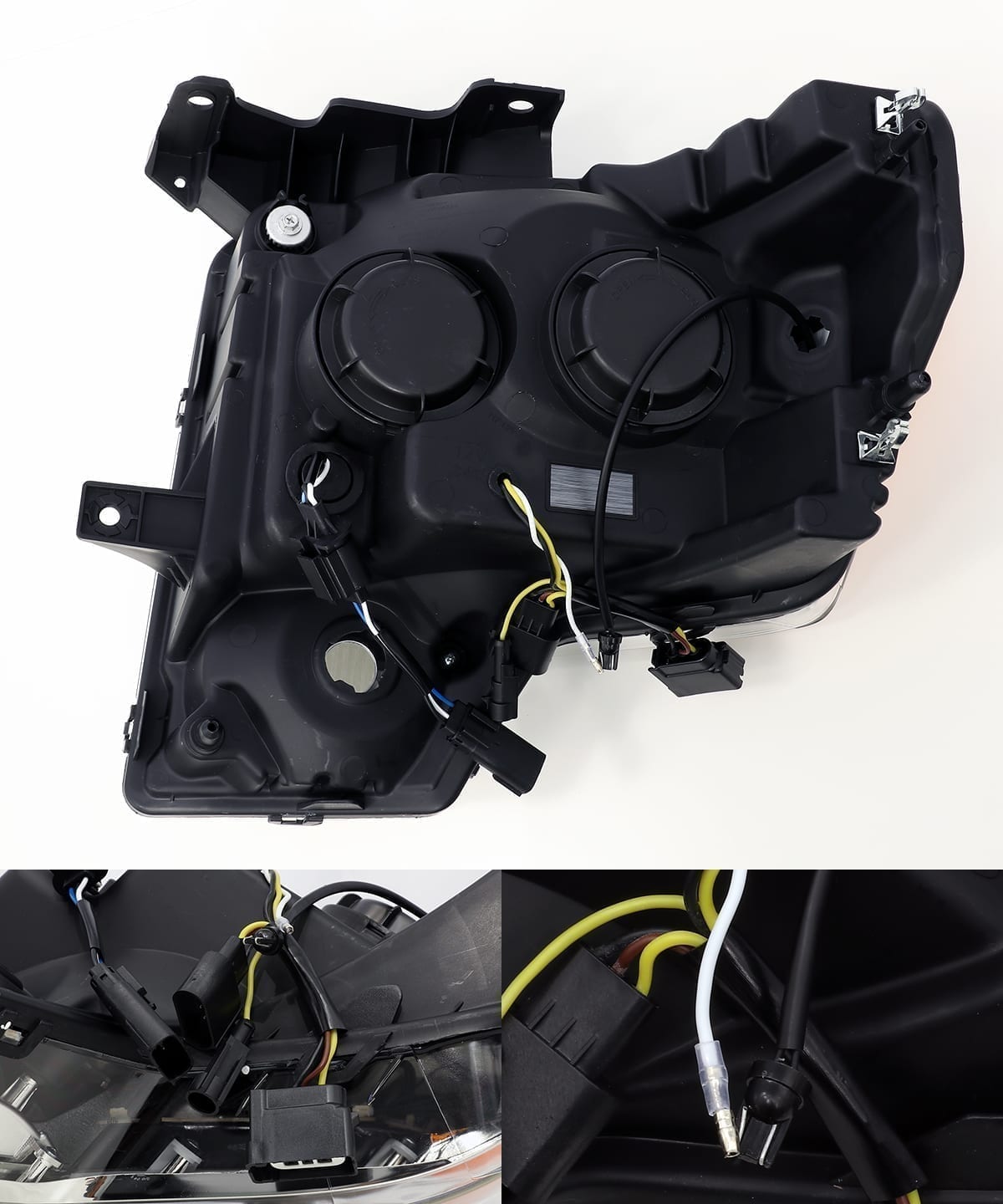 09-14 Ford F150 LUXX Series LED Projector Headlights - Black Housing with High Beam - Upgrade Your Truck Lighting for Night Driving & Off-Road Adventures