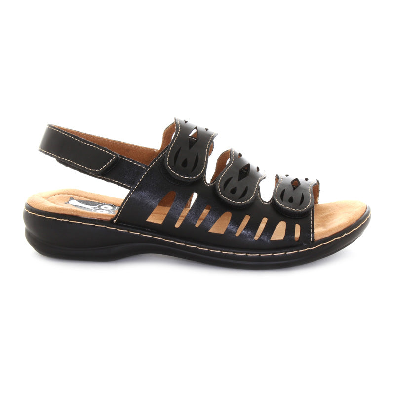 Women's Comfortable Dolly Sandals with Adjustable Back Strap - Casual Summer Shoes for Beach, Walking & Outdoor Activities