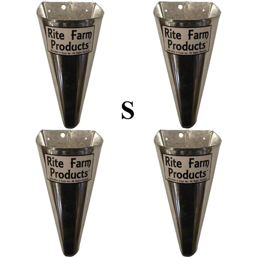 4 Pack Small Poultry Killing Cones for Chickens & Quails - Humane Restraint & Processing Tools for Home Butchering & Farm Use