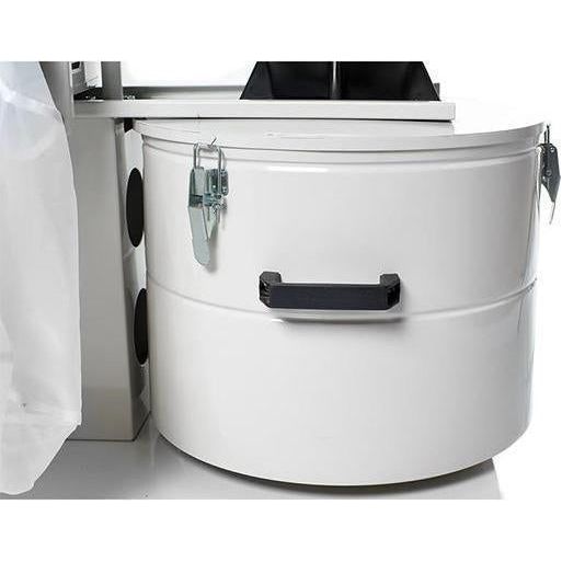 Twister T2 Trim Saver Stainless Steel Bin with Cleanable Cyclone - Perfect for Woodworking Shops, Dust Collection & Workshop Cleanup
