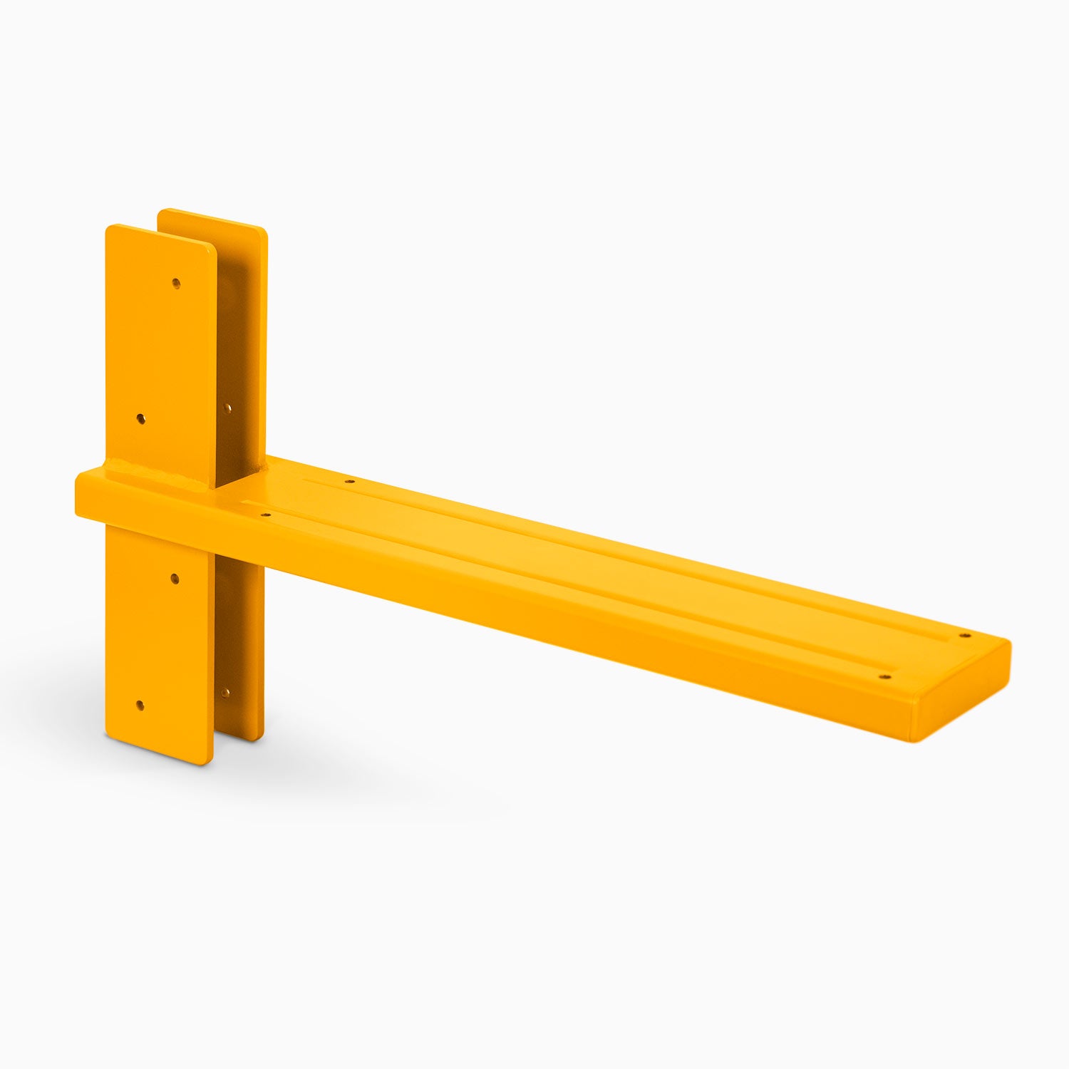 Yuri XD Floating Desk Bracket - Heavy Duty Powder Coated Steel Wall Mounted Shelf Bracket for Home Office, Kitchen, Bathroom - Perfect for Floating Desks, Shelves and Countertops
