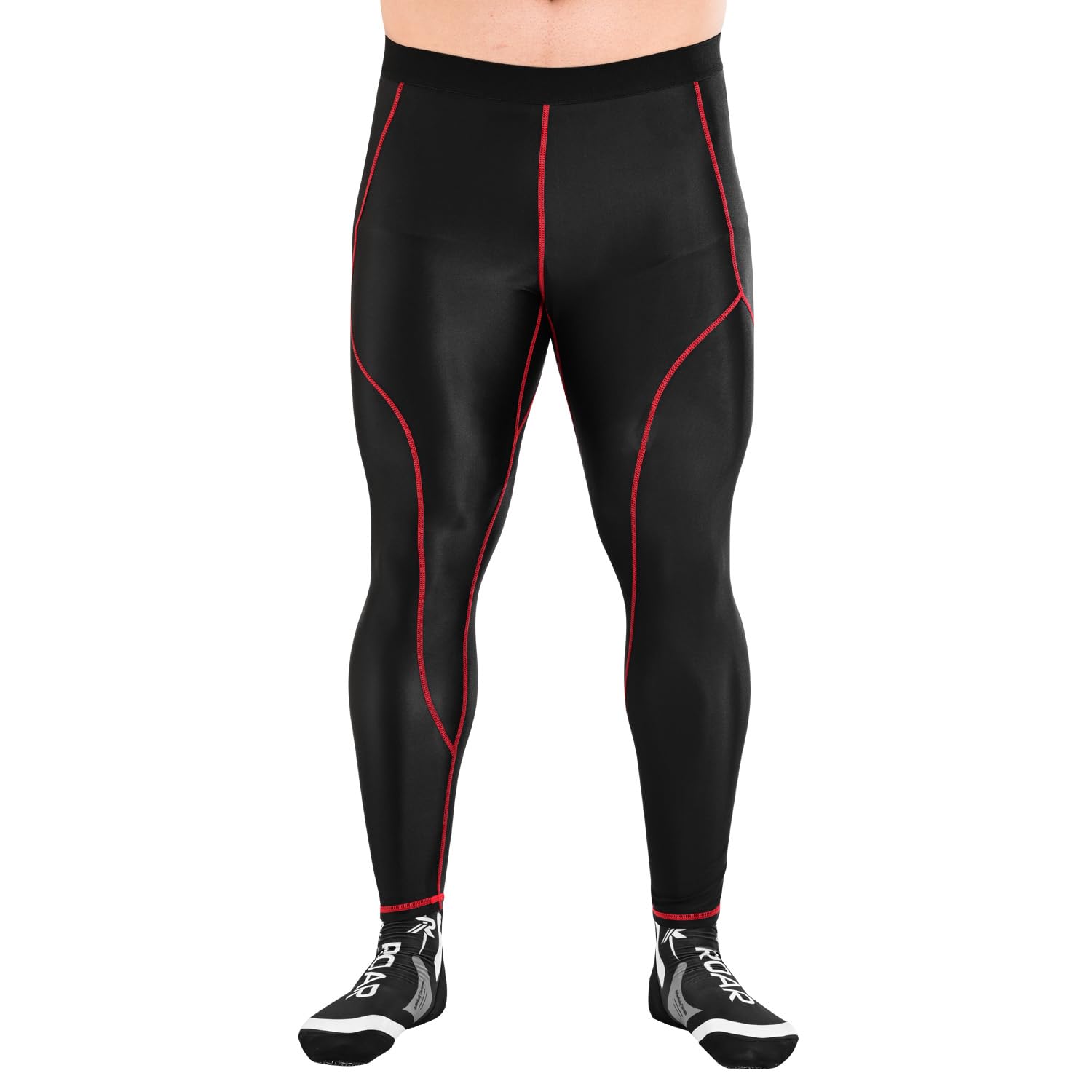 Roar MMA Compression Pants for Men & Women - High Performance Gym Workout Tights with Moisture Wicking & 4-Way Stretch - Ideal for MMA Training, Running, Yoga & Fitness Exercises
