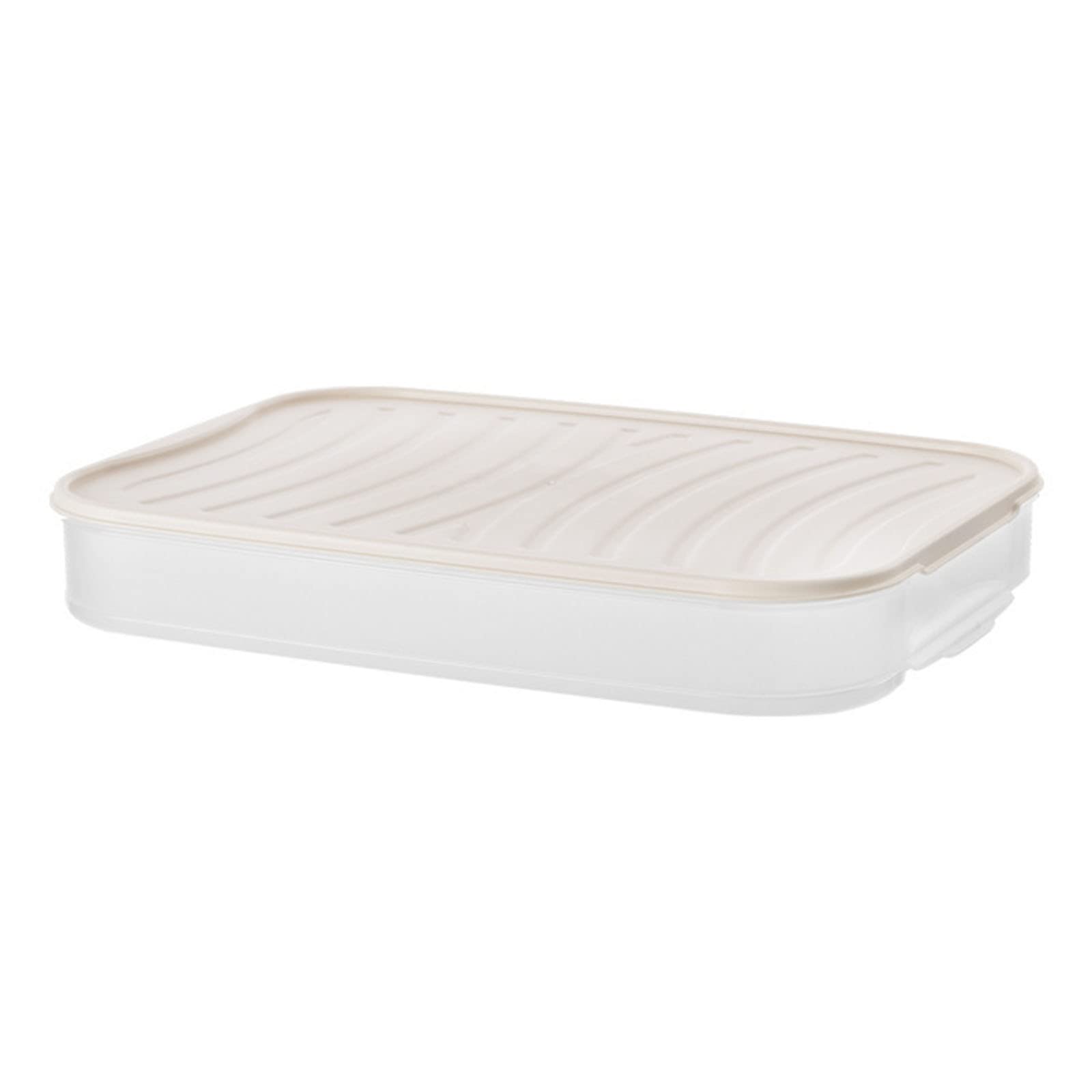 Stackable Transparent Food Storage Container - Airtight Dumpling & Meal Prep Organizer for Kitchen, Fridge & Freezer | Perfect for Leftovers, Snacks & Pantry Organization