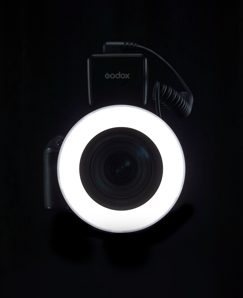 Godox RING 72 Macro Ring LED Light - Professional Continuous Lighting for Macro Photography, Product Shooting & Makeup Application - Perfect for Jewelry, Cosmetics & Small Object Photography