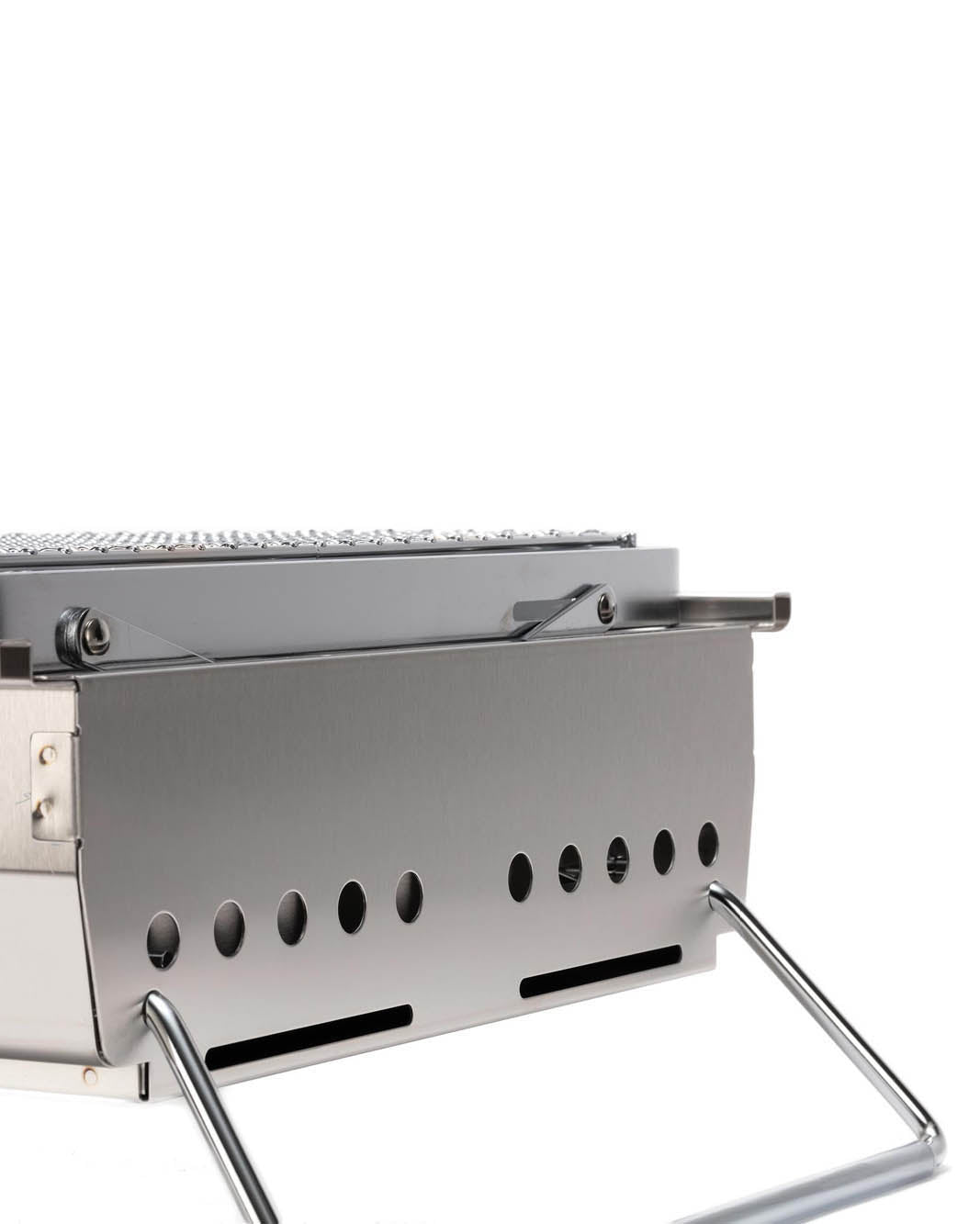 Large BBQ Box CK 160 - Premium Stainless Steel Charcoal Grill for Outdoor Cooking, Camping & Backyard Parties - Perfect for Grilling, Smoking & BBQ Events
