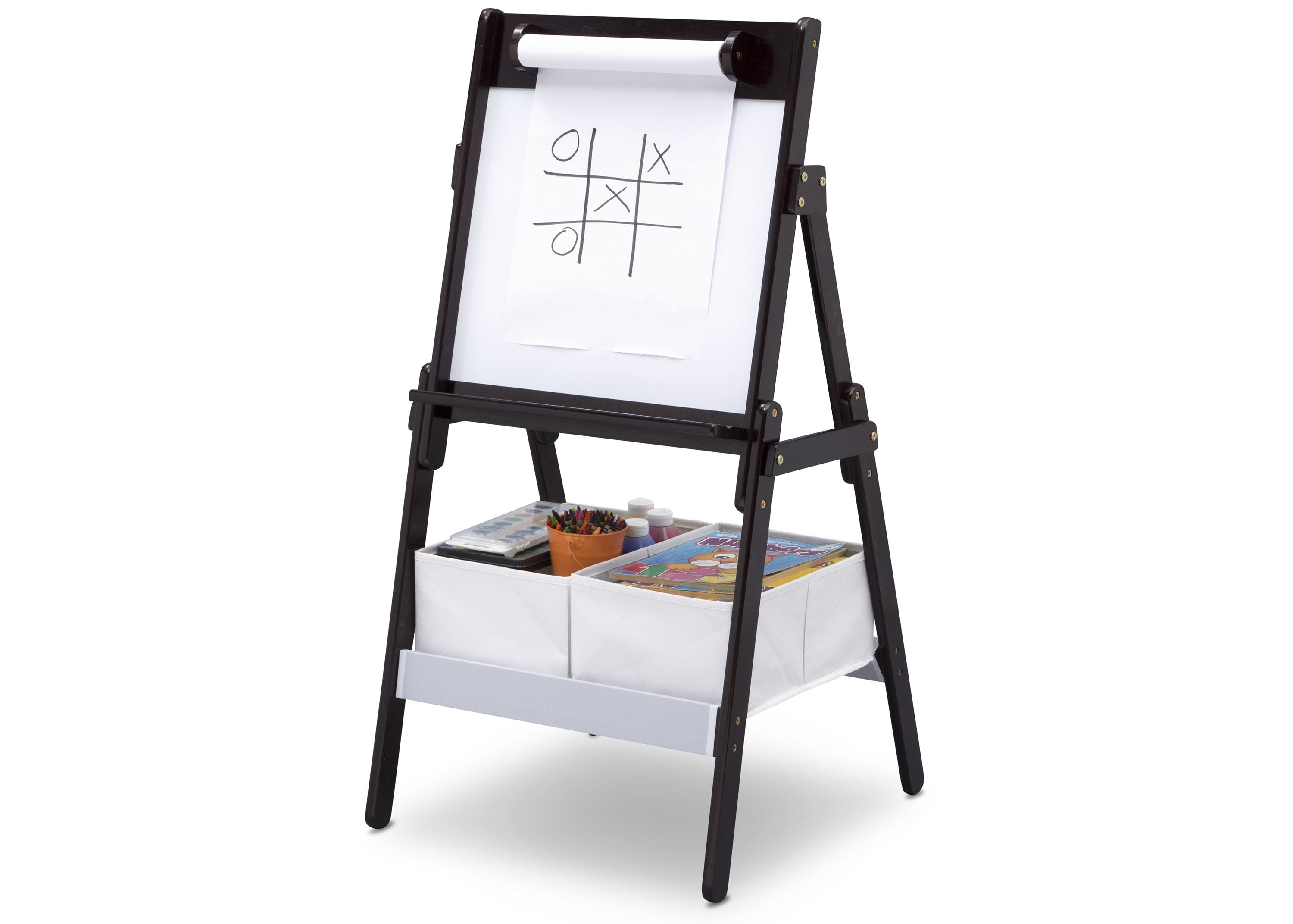 Classic Kids Whiteboard & Dry Erase Easel with Paper Roll & Storage - Perfect for Homeschooling, Classroom & Playroom Learning Activities