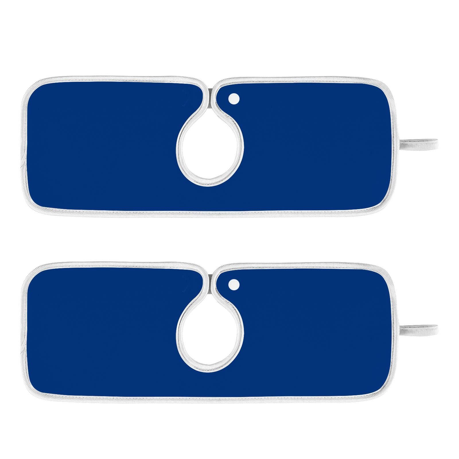 Royal Blue Kitchen Faucet Mat - Absorbent Splash Guard & Drip Catcher - Fast Drying Sink Protector Pad (2-Pack) - Perfect for Countertops, Sinks & Dishwashing Areas