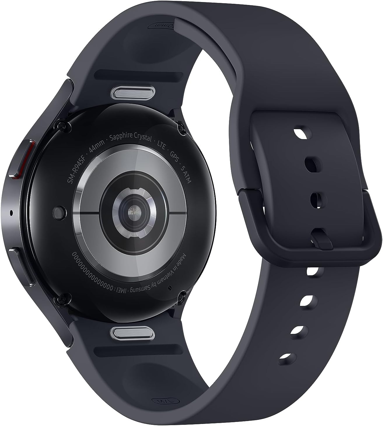 SAMSUNG Galaxy Watch 6 (44mm) Smartwatch with WIFI + 4G LTE, 1.5-inch Super AMOLED Display, GPS, Bluetooth - Fully Unlocked R945U Graphite (Renewed) - Perfect for Fitness Tracking, Notifications & Calls on the Go