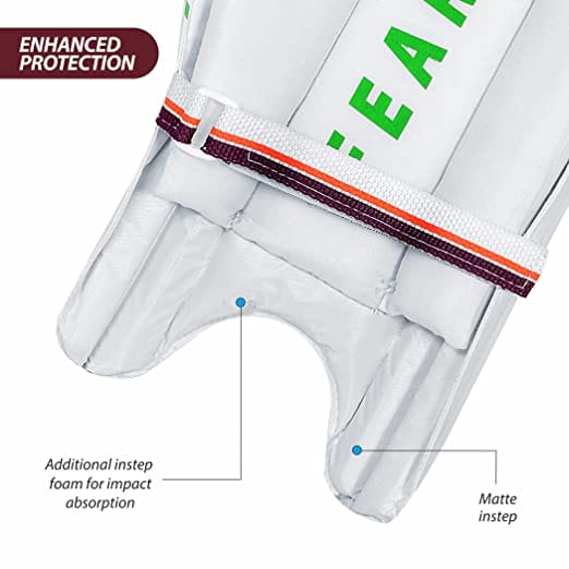 DSC Intense Attitude Cricket Batting Leg Guards - Premium Protective Gear for Cricket Players - Perfect for Practice, Matches & Training Sessions