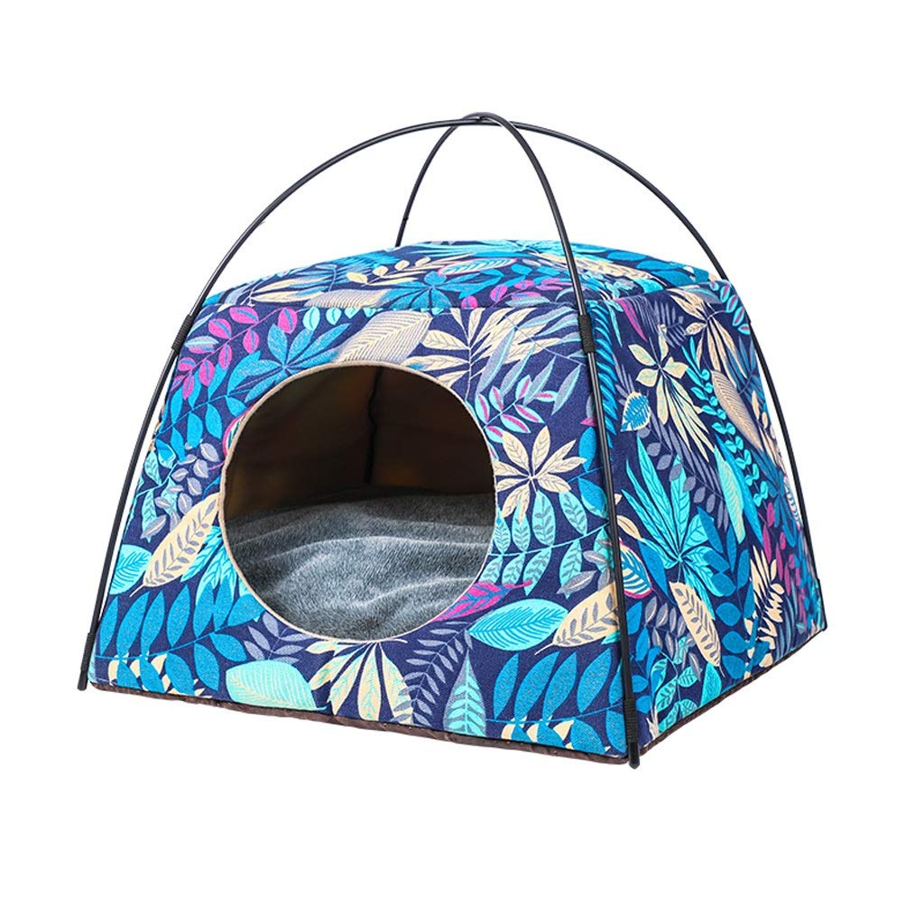 ZSCLLCQ Dog & Cat Bed - Soft & Breathable Pet Mat for All Seasons, Convertible Design, Blue - Perfect for Indoor & Outdoor Use, Travel & Home Comfort