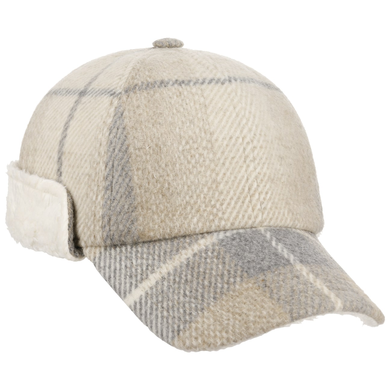 Stylish Mayser Taja Check Cap with Ear Flaps - Winter Warm Hat for Men & Women - Perfect for Skiing, Snowboarding & Outdoor Activities