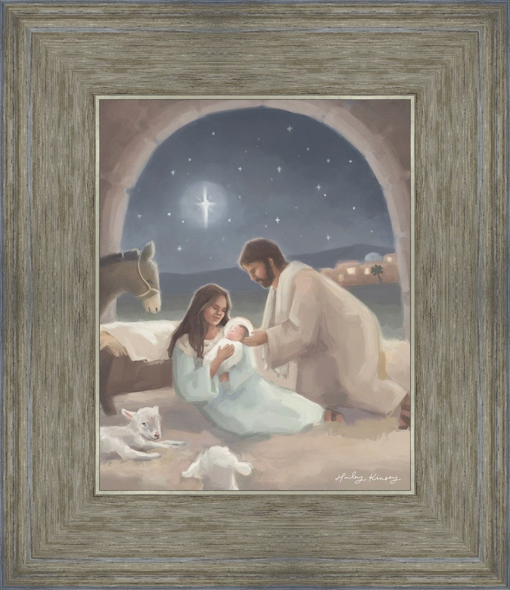 Behold Him By Hailey Kinsey - Inspirational Christian Wall Art for Home & Church Decor | Perfect for Living Room, Bedroom & Office