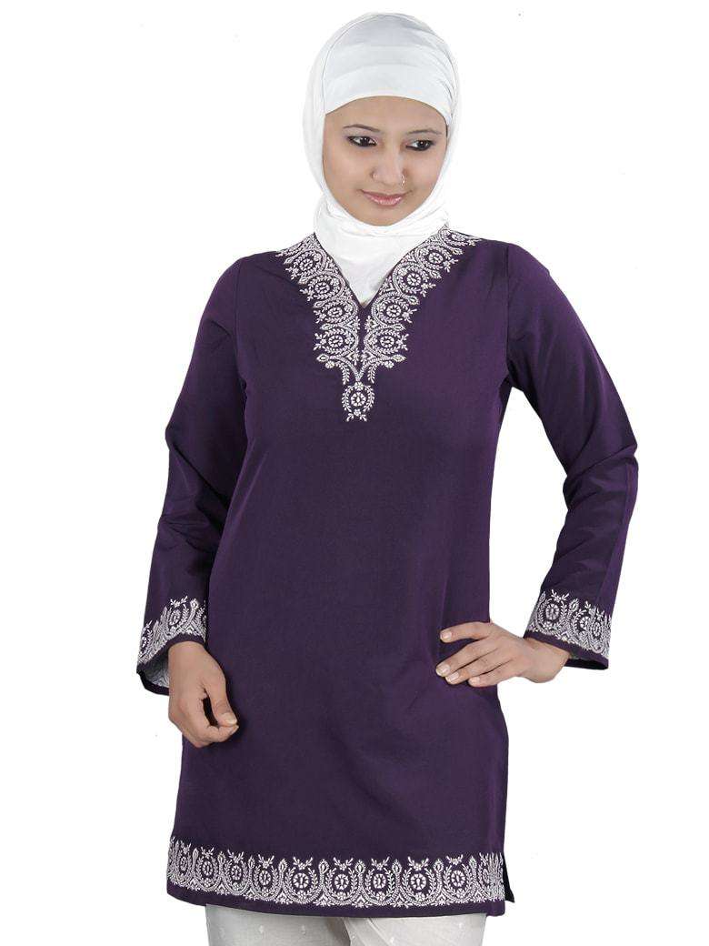 Stylish Hadeeqa Tunic for Women - Flowy Casual & Dressy Blouse - Perfect for Work, Date Night & Summer Outfits