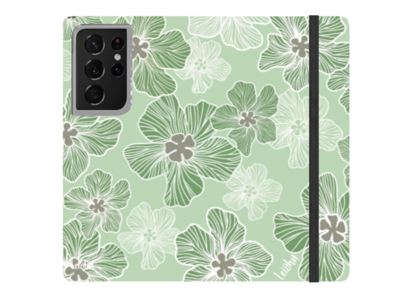 Premium 'Oma'oma'o Genuine Leather Wallet Case for Samsung Galaxy - Perfect for Everyday Use & Travel Protection