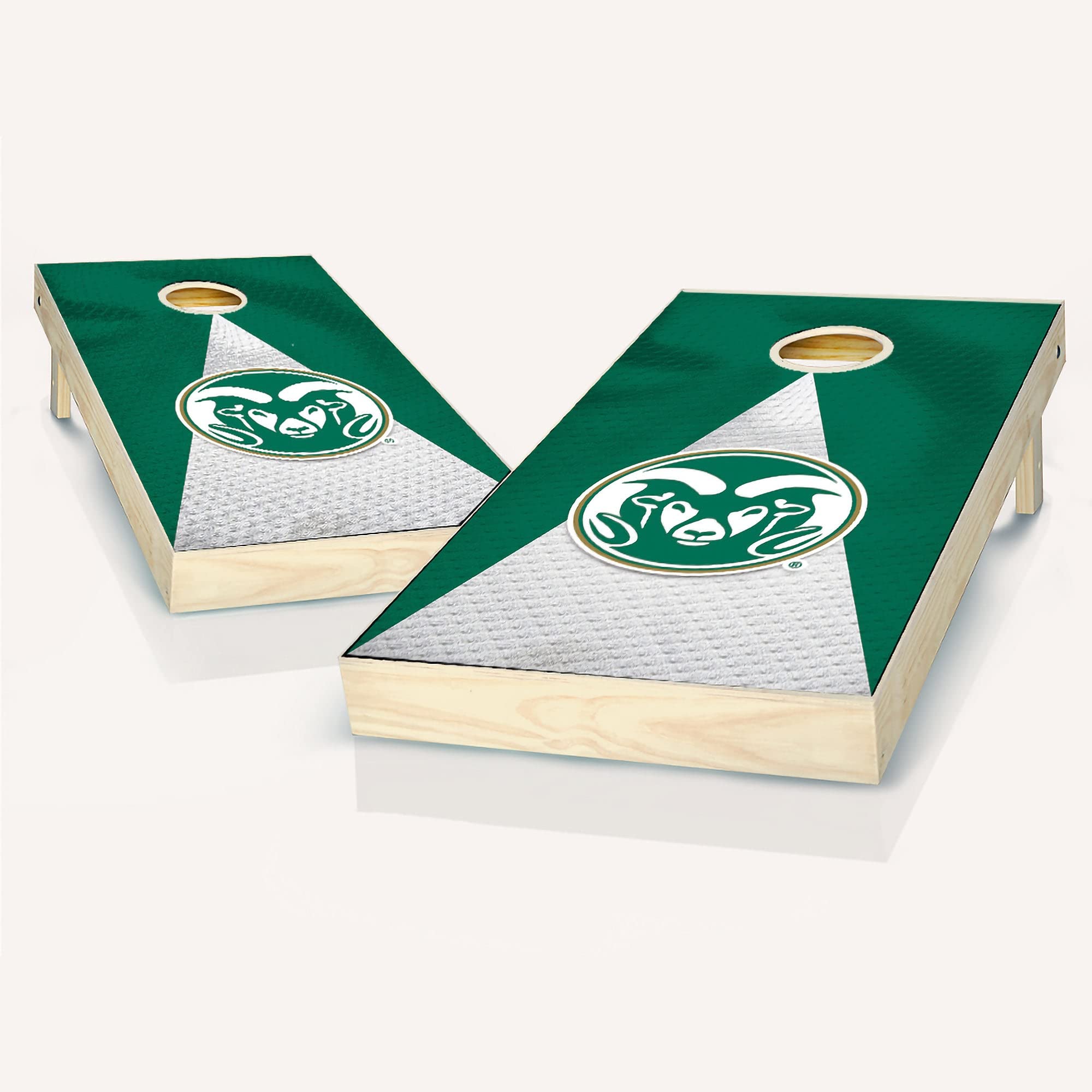 Colorado State Jersey Cornhole Game Set - 2 Wooden Boards & 8 Bean Bags for Backyard, Tailgate, and Outdoor Parties - Perfect for BBQ, Picnics, and College Game Days