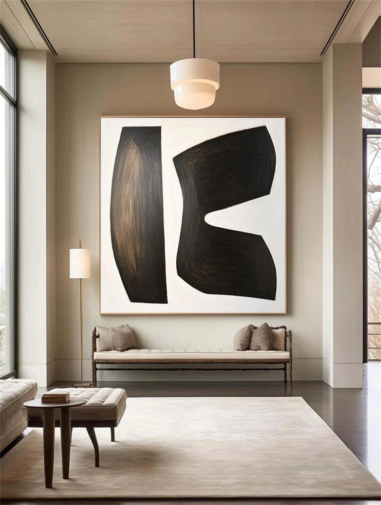 Abstract Tranquility Wall Art Canvas Print - Modern Home Decor for Living Room, Bedroom & Office - #WS223