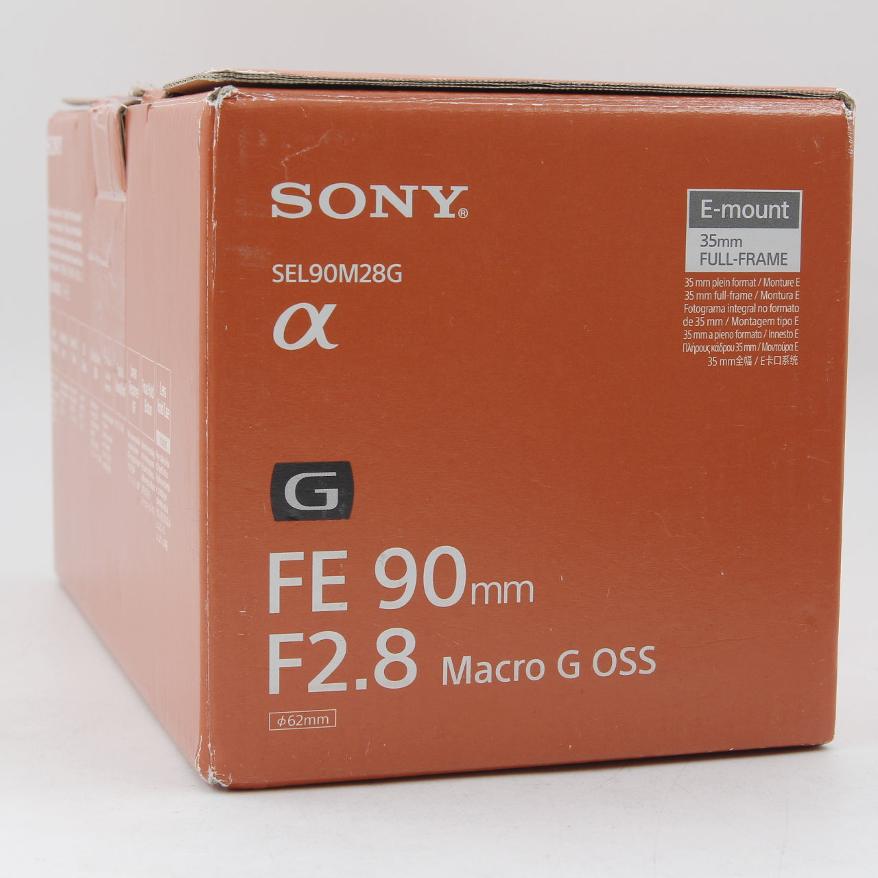 Open Box Excellent Condition Sony FE 90mm f/2.8 Macro G OSS Lens - Perfect for Portrait Photography & Close-Up Macro Shots