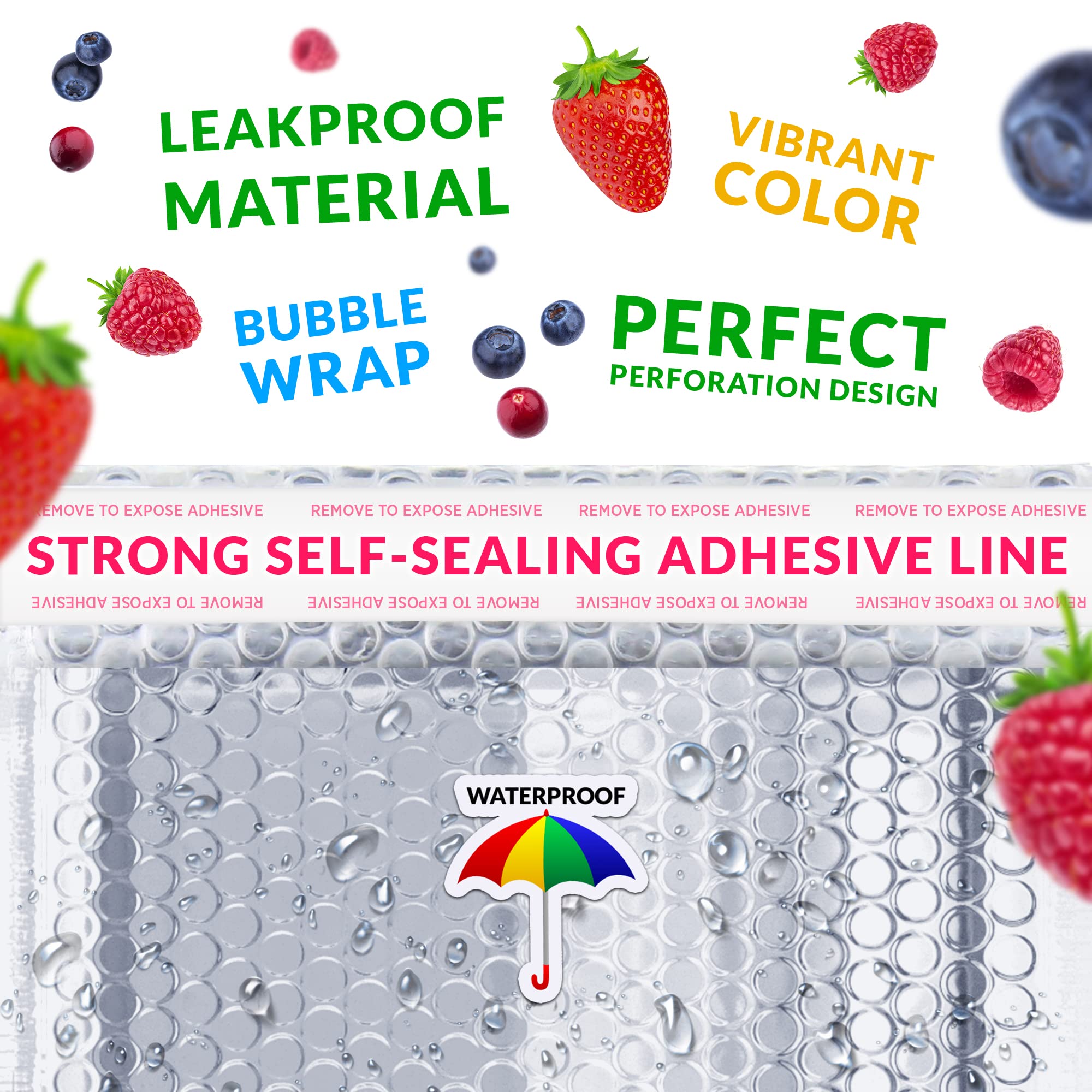 ABC Thermal Bubble Mailers 6x6 Inches (Pack of 100) - Metallic Insulated Shipping Envelopes for Cold Storage & Waterproof Protection | Perfect for Perishable Food, Pharmaceuticals & Temperature-Sensitive Items Shipping
