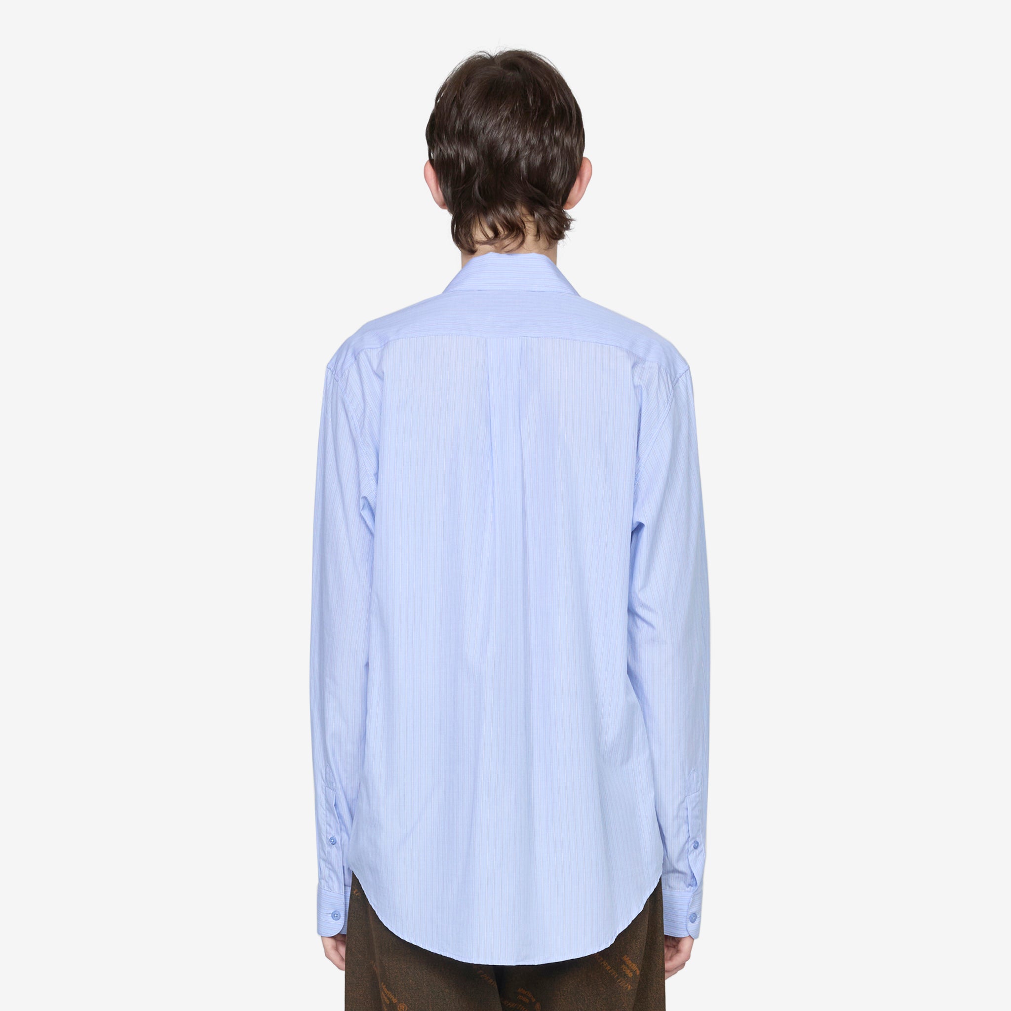 Classic Blue and White Striped Shirt for Men | Casual Button Down Shirt | Perfect for Office, Date Night & Outdoor Activities