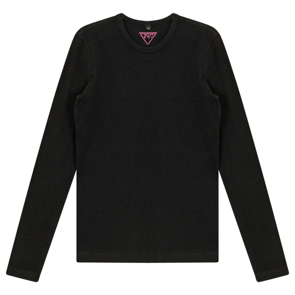Stylish Ribbed Crew Neck T-Shirt for Women & Men | Soft Cotton Casual Tee | Perfect for Everyday Wear, Layering & Street Style Outfits