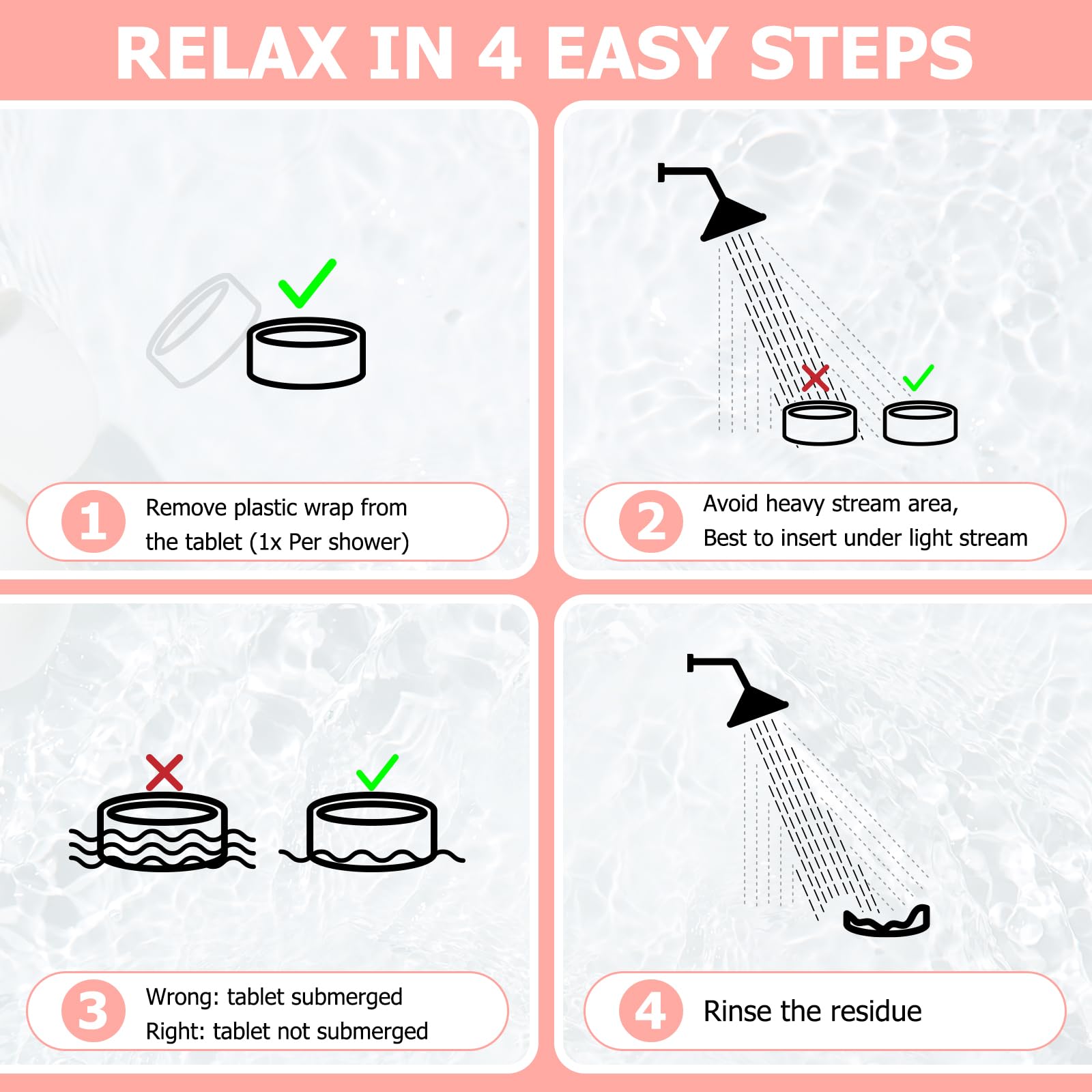 18 Pack Aromatherapy Shower Steamers with Essential Oils - Relaxing Bath Bombs for Women, Perfect Self Care Gift for Mom, Birthday Present & Stocking Stuffer - Use for Stress Relief & Spa-Like Shower Experience