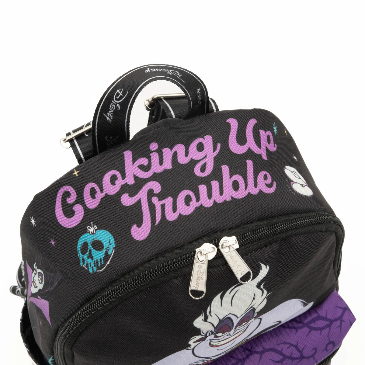 Wonda Pop Villains 13 Inch Nylon Mini Backpack for Kids - Lightweight School Bag for Boys & Girls, Perfect for Disney Theme Parks, School, Travel & Daily Use