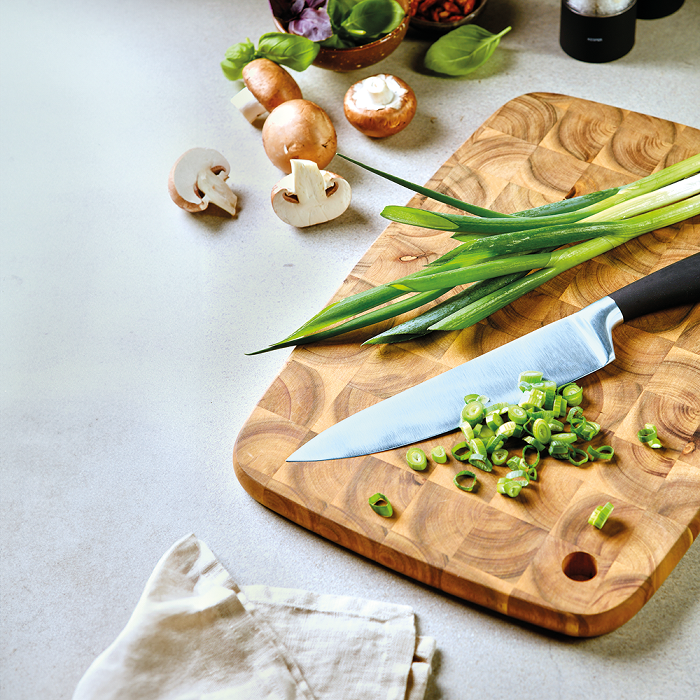 Premium Acacia Wood Cutting Board - Durable & Eco-Friendly Chopping Board for Kitchen, Meat, Vegetables - Perfect for Home Chefs & Cooking Enthusiasts