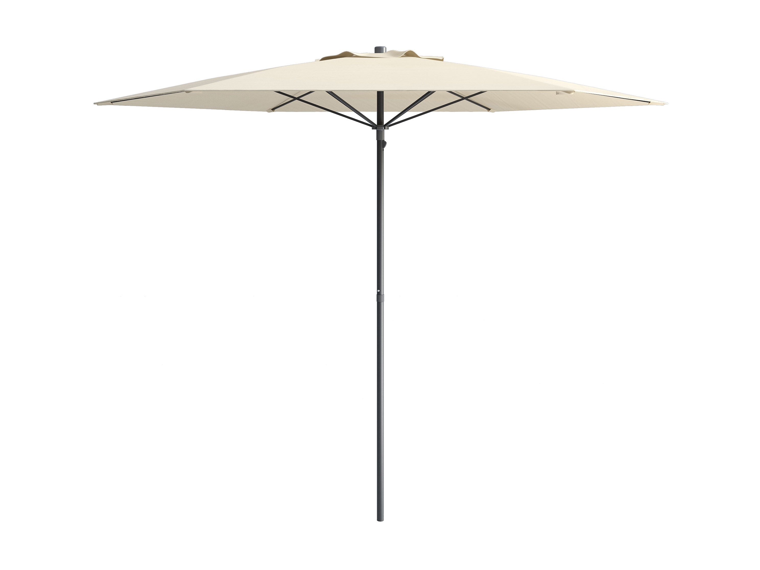 7.5ft White Beach Umbrella - UV Protection Sand Anchor - Perfect for Poolside, Backyard, and Oceanfront Relaxation