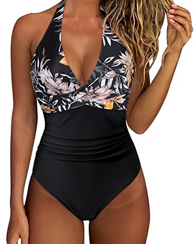 #1 Retro Floral Black