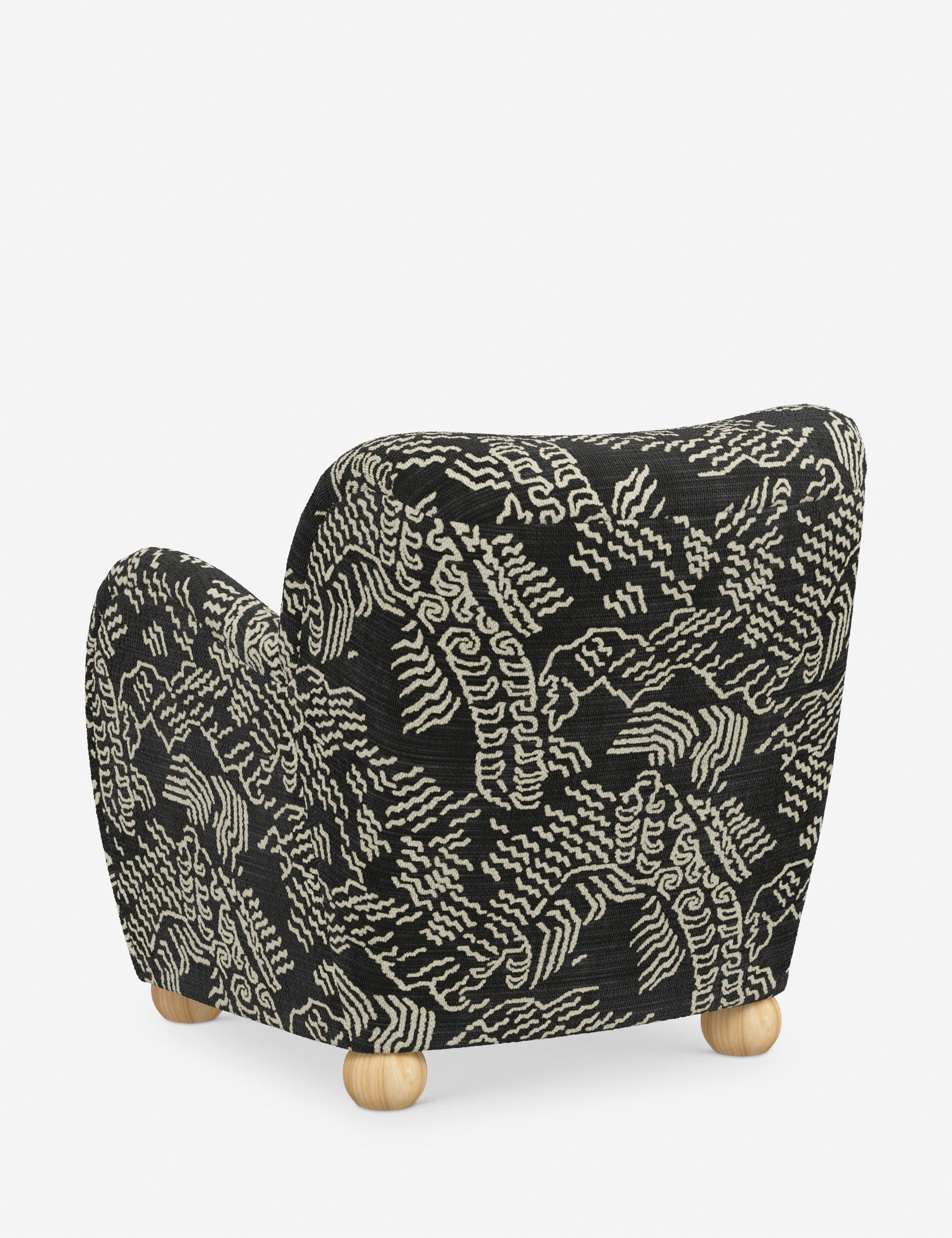 Baird Accent Chair - Modern Upholstered Lounge Chair for Living Room, Bedroom & Office - Comfortable Reading Chair with Sturdy Wooden Legs - Perfect for Relaxing, Entertaining & Home Decor