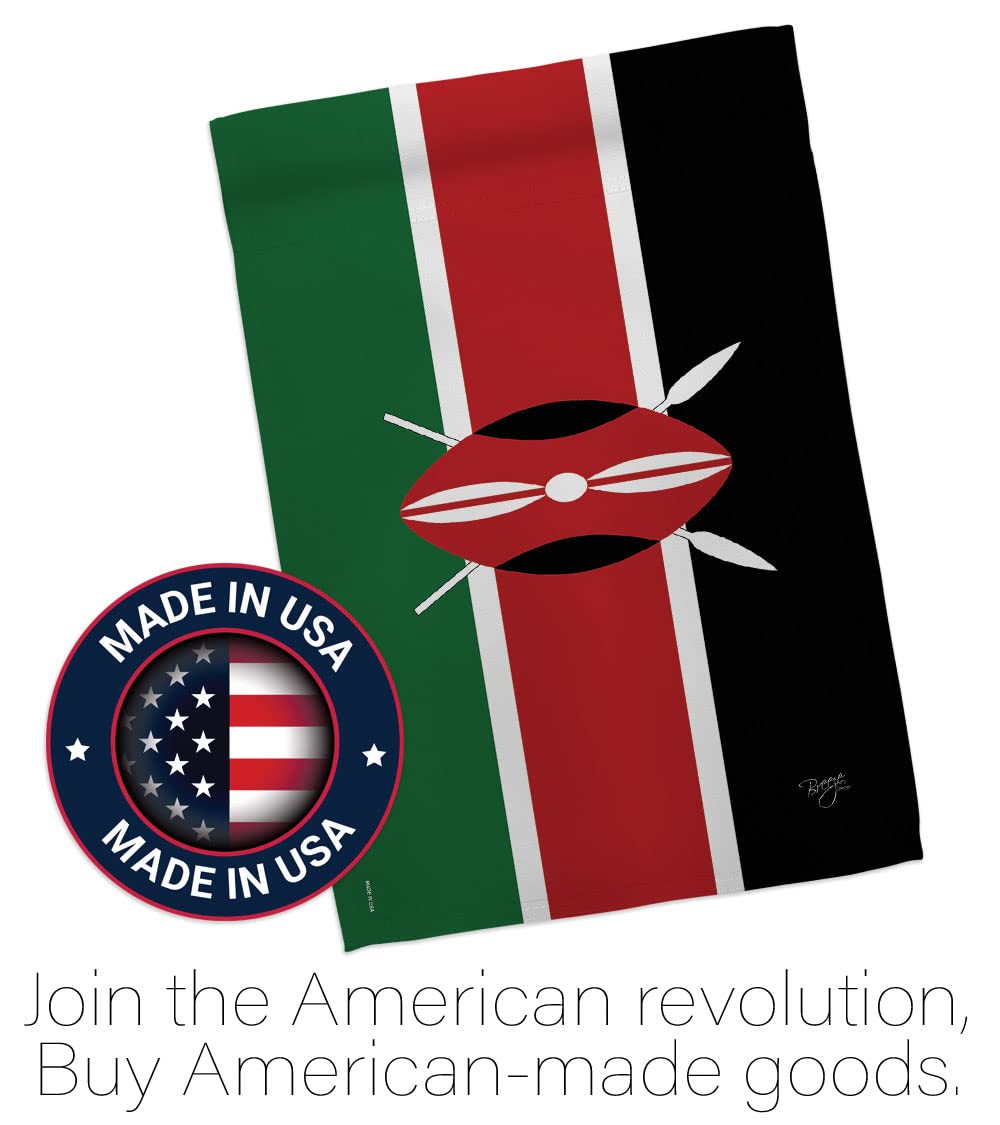 Kenya Decorative Garden Flag 28x40