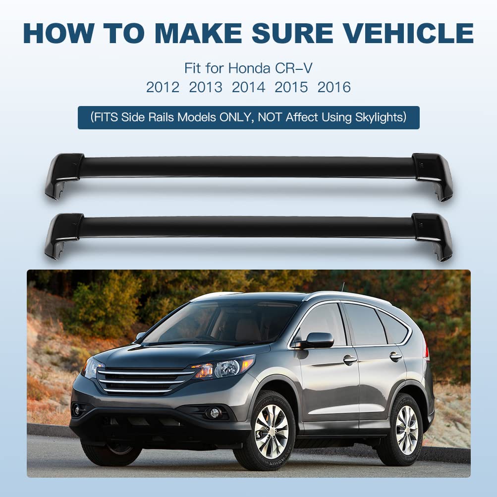 ECCPP Roof Rack Cross Bars for Honda CR-V 2012-2016 | Heavy Duty 165LBS Capacity | Cargo Carrier for Kayak, Canoe, Luggage & Outdoor Gear | Perfect for Camping, Road Trips & Adventure Travel