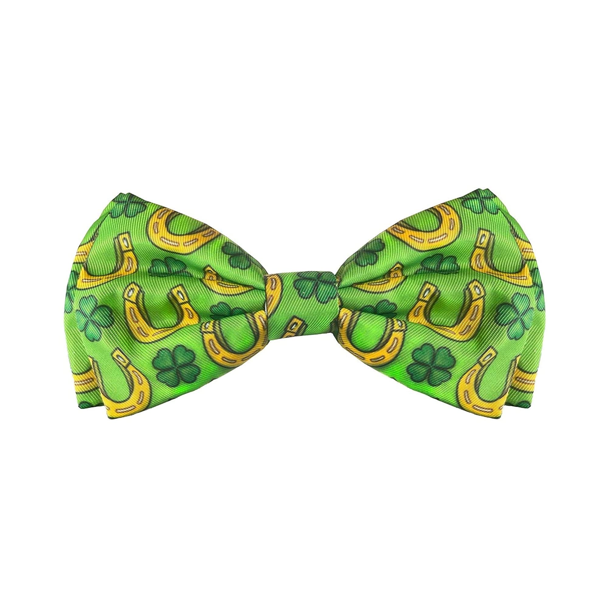 Huxley & Kent Extra-Large Lucky Charm Bow Tie for Dogs & Cats - St. Patrick's Day Pet Accessory | Cute, Comfortable & Durable Dog Cat Bowtie Collar Attachment | Perfect for St. Patrick's Day Parties, Pet Photos & Holiday Celebrations
