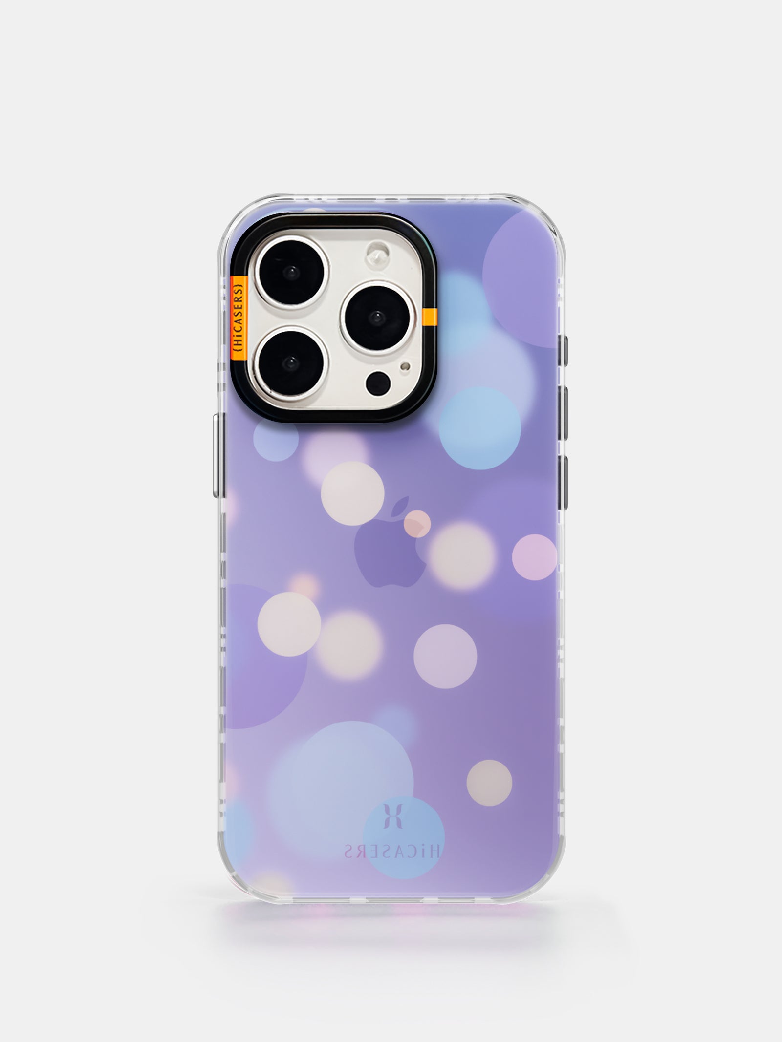 Bokeh Effect Iridescent Phone Case - Purple Glitter Shimmer Cover for iPhone & Samsung | Perfect for Parties, Photography & Everyday Style