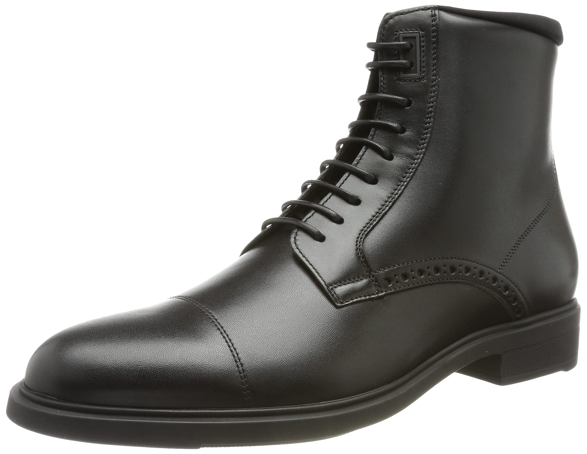 BOSS Men's Leather Boots - Comfortable & Stylish Casual & Work Boots for Men - Perfect for Outdoor, Hiking, and Everyday Wear