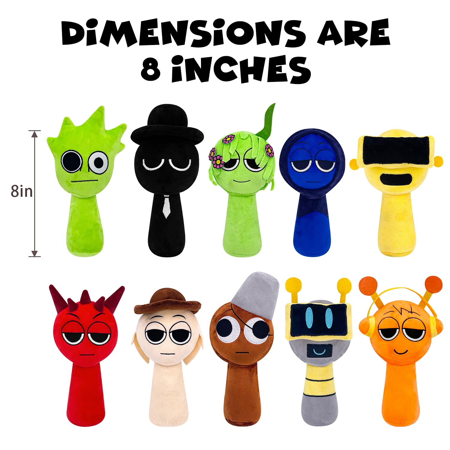 Horror Game Plush Toys - Soft Stuffed Animals for Fans, Perfect Gifts for Christmas & Birthday Parties