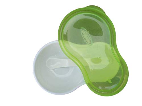 Unbreakable Baby Food Storage Container with Spoon - Portable Travel Feeding Bowl for Infants & Toddlers | Ideal for On-the-Go Meals, Daycare & Family Outings