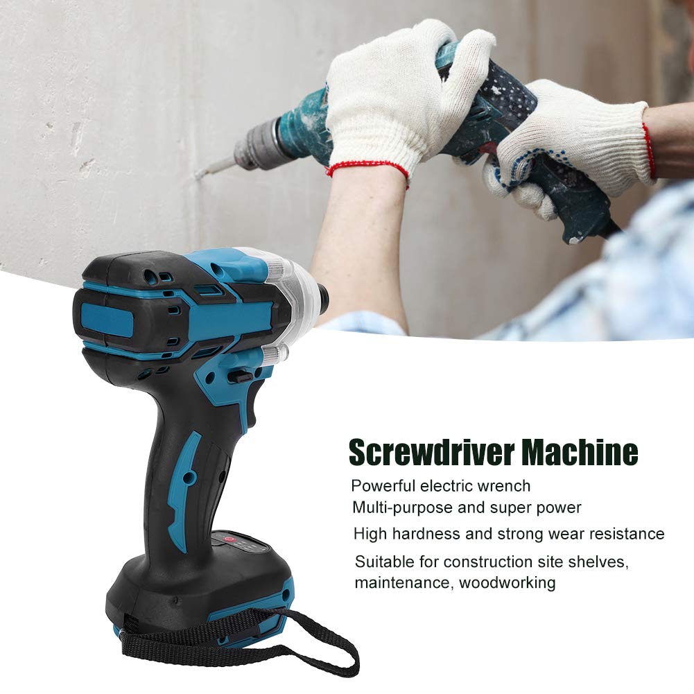 Cordless Brushless Impact Wrench - 520Nm High Torque Electric Impact Screwdriver for Construction, Automotive Repair & DIY Projects | Heavy Duty Power Tool for Shelves Assembly & Maintenance