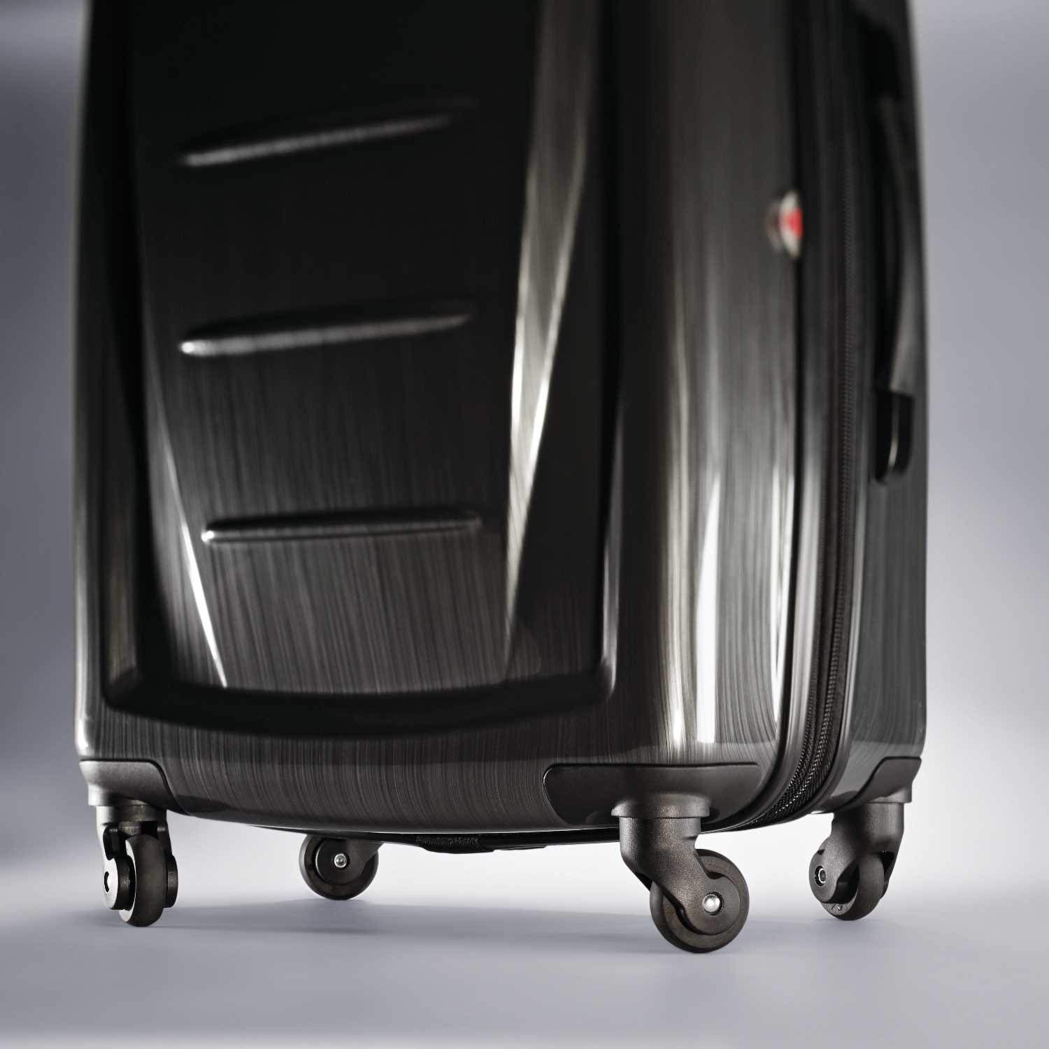 Samsonite Winfield 2 Hardside Expandable Luggage with 360° Spinner Wheels, 3-Piece Set (20/24/28 Inch) - Lightweight Durable Suitcase for Travel, Business Trips & Vacations, Charcoal Gray