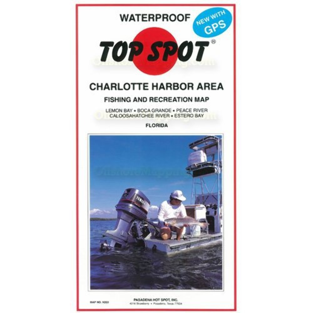 Charlotte Harbor Fishing Map – Detailed Saltwater & Freshwater Fishing Guide for Florida Anglers | Perfect for Boating, Kayaking, and Shore Fishing