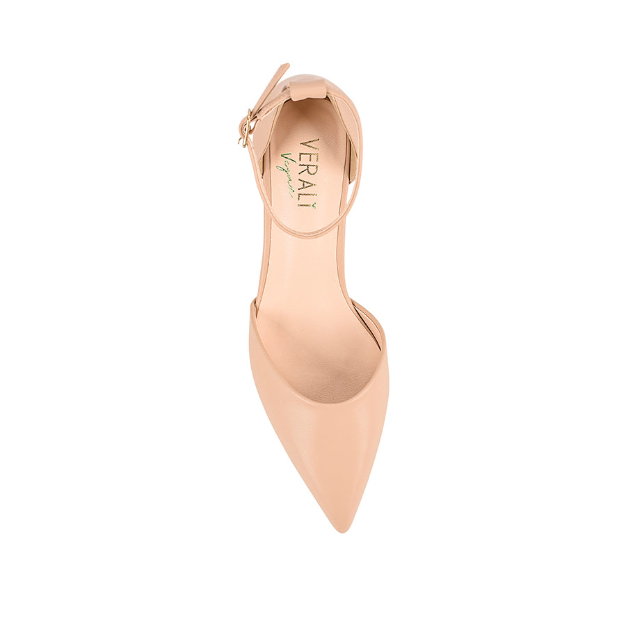 Eli Women's Closed Toe Chunky Block Heels - Nude Pumps for Office, Wedding & Party Wear | Comfortable Work Shoes for Women