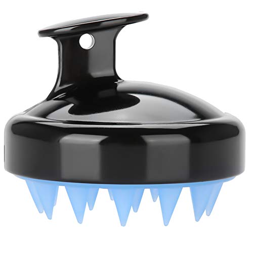 Portable Shampoo Scalp Massage Comb - 5 Color Options with Hollow Design for Hair Care & Relaxation (Black) | Perfect for Home, Travel & Salon Use