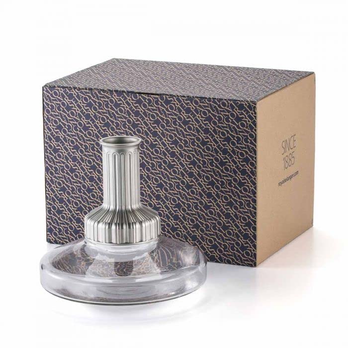 Royal Selangor Handcrafted Pewter Decanter - Vienna Collection Luxury Alcohol Beverage Dispenser for Whiskey, Wine & Cocktails - Perfect for Home Bar, Wedding Gifts & Anniversary Presents