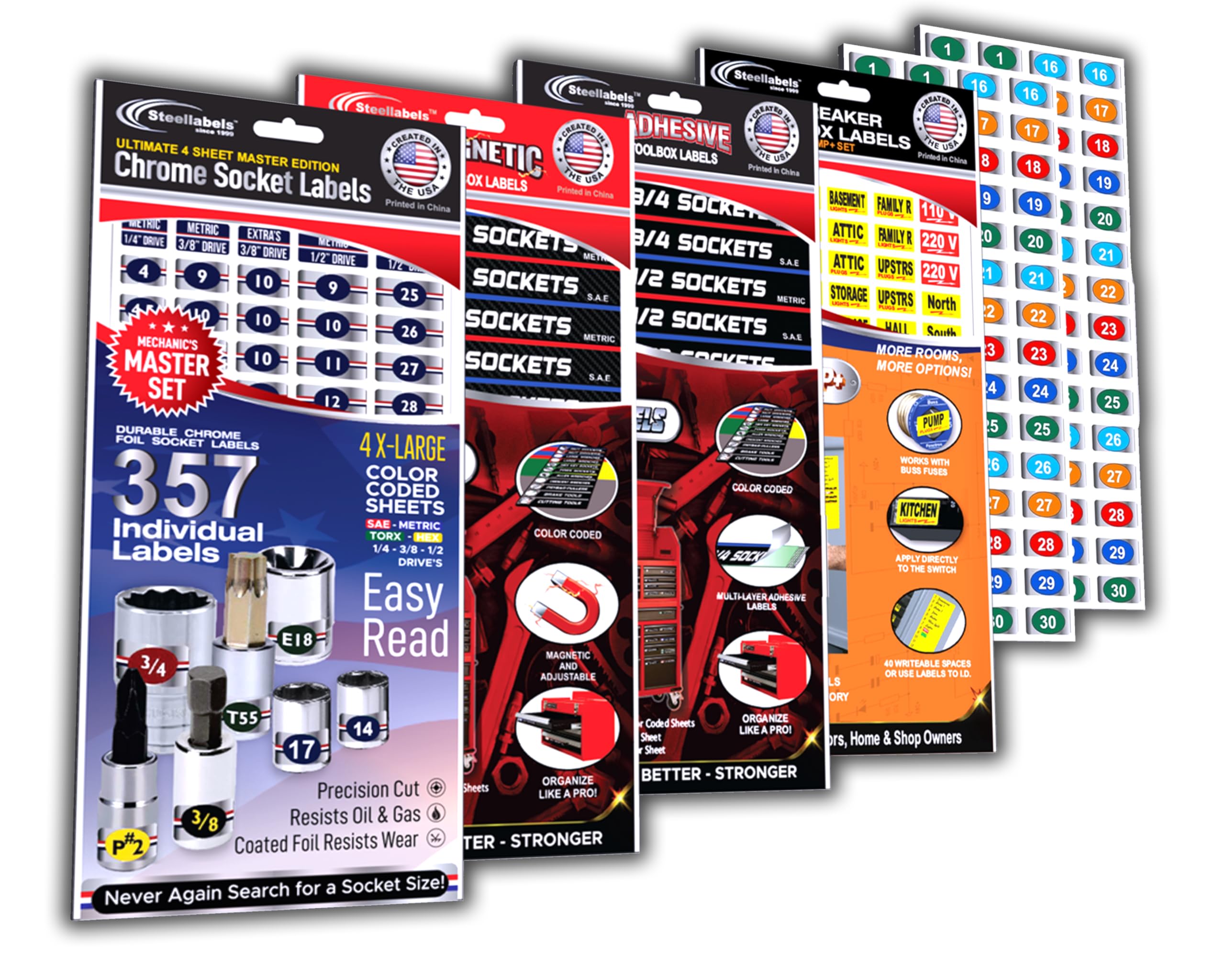 Mechanic's Tool Organizer Set - 727 Premium Labels for Workshop, Toolbox & Electronics - Durable Blue Edition for Professional & Home Use | Perfect for Garage, DIY Projects & Personal Item Organization