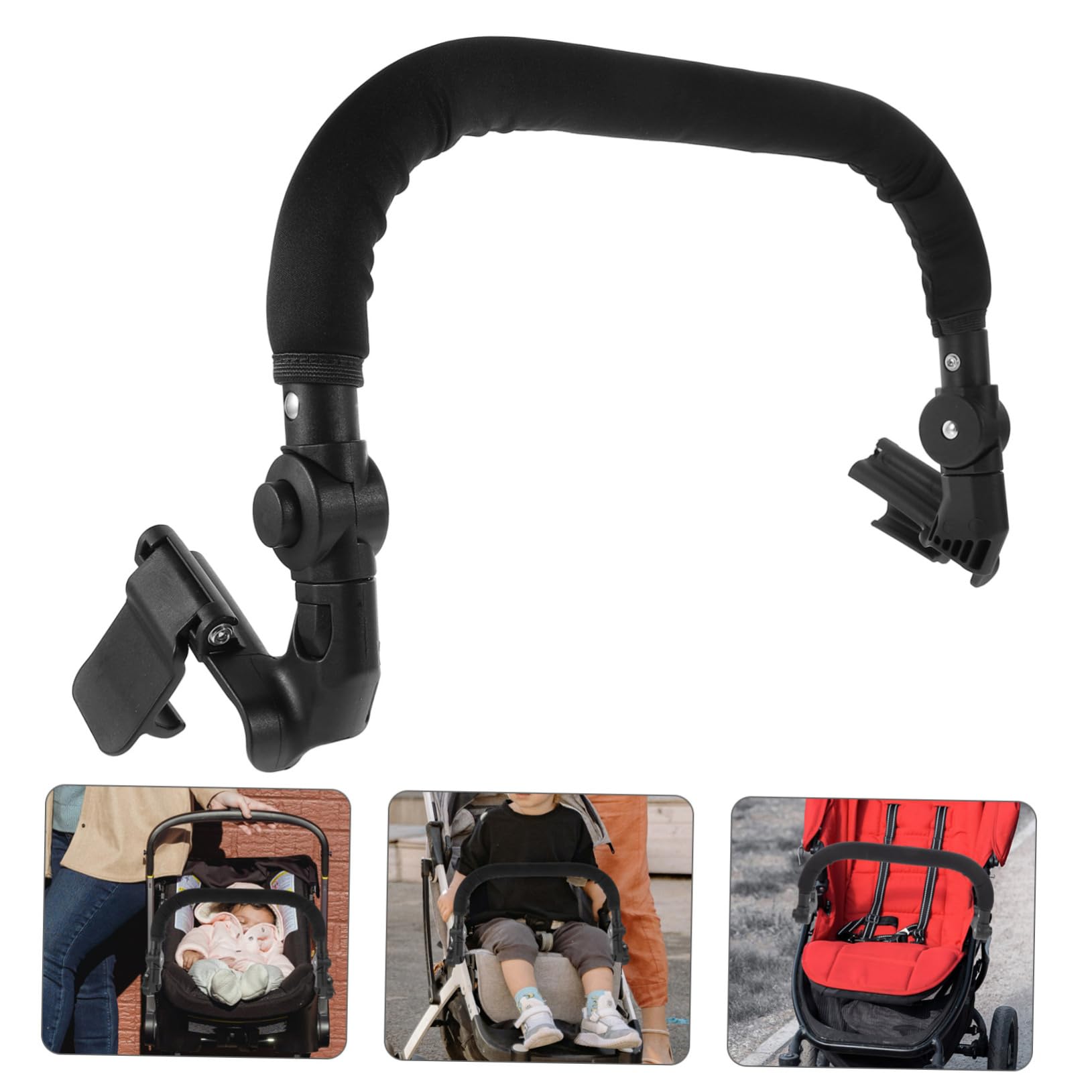 DOITOOL Baby Stroller Playpen - 5-Piece Replacement Playpen for Wheelchair Handlebars | Durable Infant Stroller Accessories | Perfect for Outdoor Walks, Shopping Trips & Daily Stroller Use