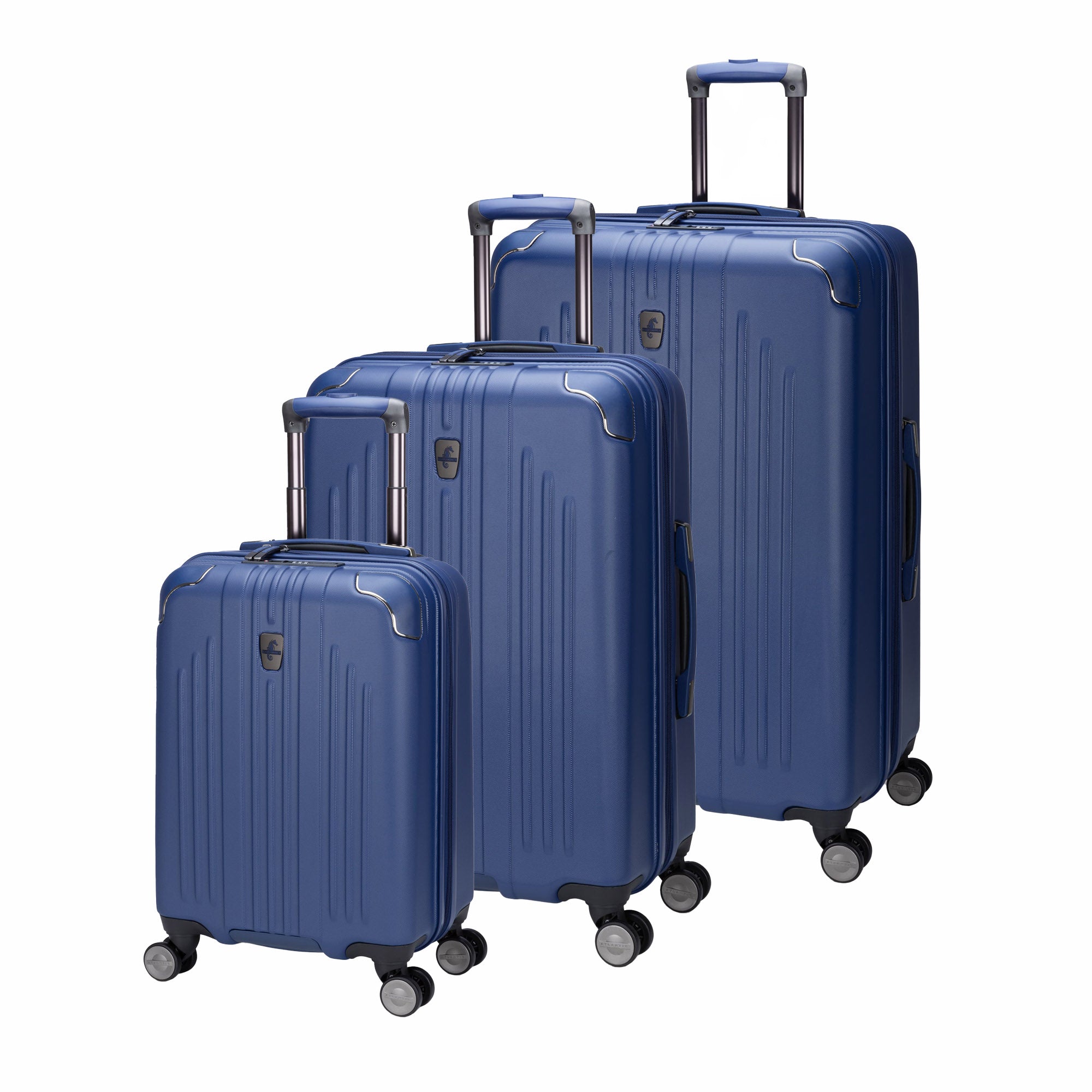 Atlantic Propeller 3-Piece Luggage Set - Lightweight Spinner Suitcase with TSA Lock for Travel, Business Trips & Family Vacations