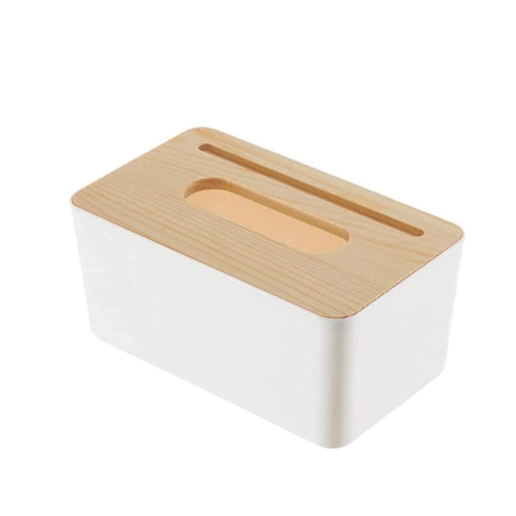 LLLY Multifunction Rectangular Tissue Box Holder - Stylish Facial Tissue Dispenser for Dining Room, Kitchen, Bedroom Dressers | Home Decor Organizer for Living Room, Office & Bathroom | Durable & Space-Saving Design