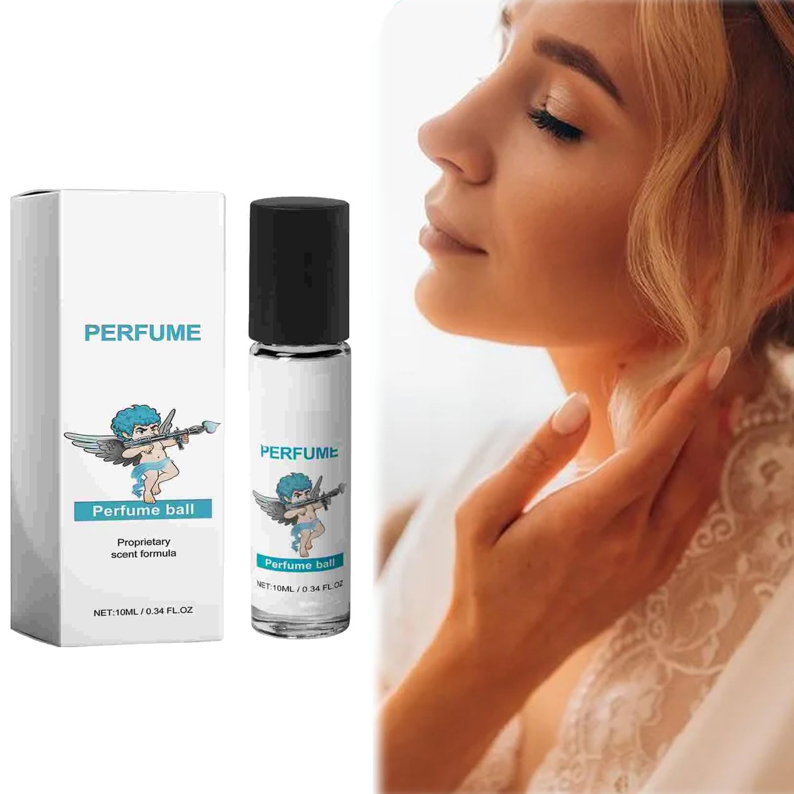 **Cupid Cologne for Men - Pheromone Attraction Cologne, 10ml Long-Lasting Romantic Fragrance, Hypnotic Scent for Dates & Romance - Perfect for Night Out, Special Occasions & Attracting Women**